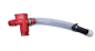 Preview: VP Racing Trigger Fluid Control mit rotem Ventilgehäuse und transparentem Schlauch