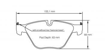 PAGID 8053 Brake Pad