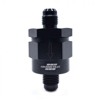 raceparts.cc® Kolben-Rückschlagventil, Dash 6, schwarz