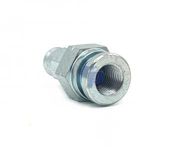Preview: raceparts.cc® Serie 600, D-03-M10x1, Stahl verzinkt, Rückansicht