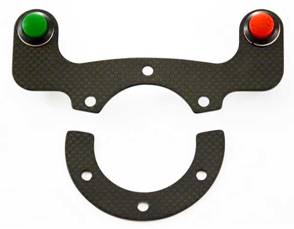  Motorsportzubehör - Carbon-Adapterplatte für Motorsport- Lenkrad