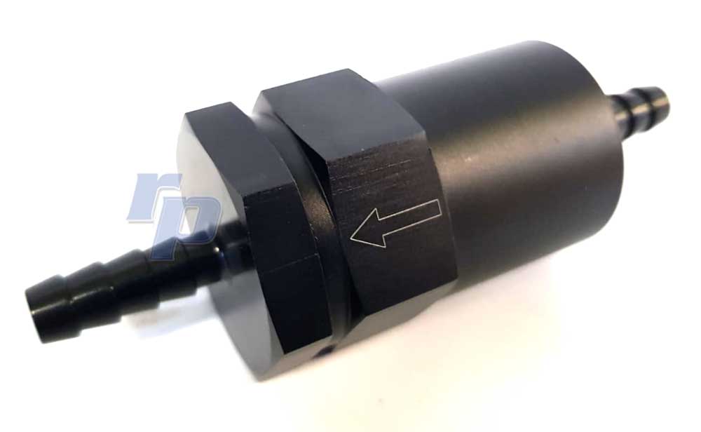  Motorsportzubehör - Aluminium Fuel filter, 8 mm