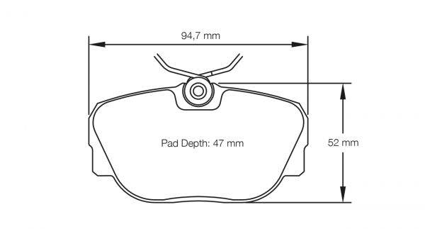 Pagid 1544 Brake Pad